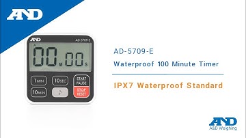 IPX7 Waterproof Standard | AD-5709-E Waterproof 100 Minute Timer