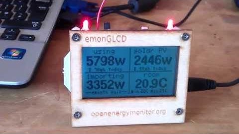 emonGLCD LED power level indicator (PWM dimming)