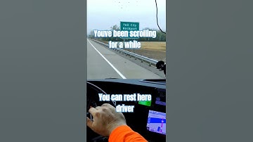 Take a minute break from scrolling through videos. Rest Stop for your Brain and Thumbs Here Driver