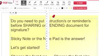 How to Use Notes in the PDFfiller Editor Wealth