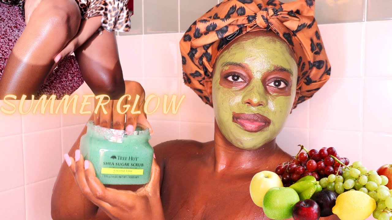 Summer Glow Body Care/Hygiene Routine ( Fruity Scented) YouTube
