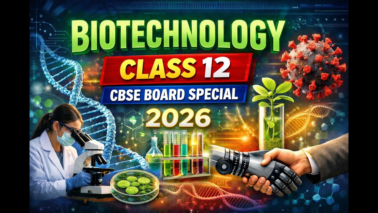 🔥BIOTECHNOLOGY| Class 12 CBSE Board Special 2026 | Full Chapter | Aafrin Ma’am