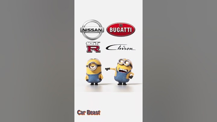 Nissan GTR VS  Bugtti Chiron minnions style#trending #tiktok #gtr #nissan #status #shorts #bugatti