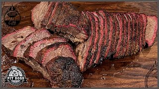 PIT BOSS VERTICAL SMOKER SMOKED BRISKET ! | Wagyu Brisket Recipe!