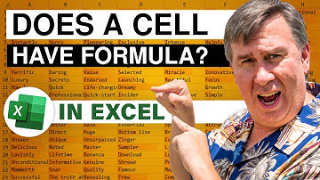Excel - Highlight all Formula Cells in Excel Using Conditional Formatting - Episode 1351