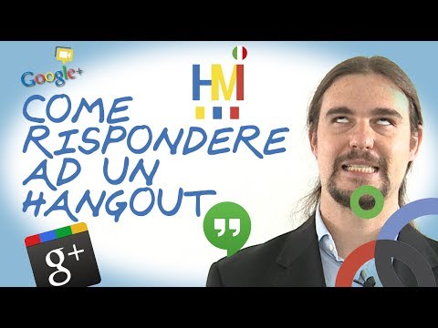 Video: Come si risponde a una chiamata di Hangout?