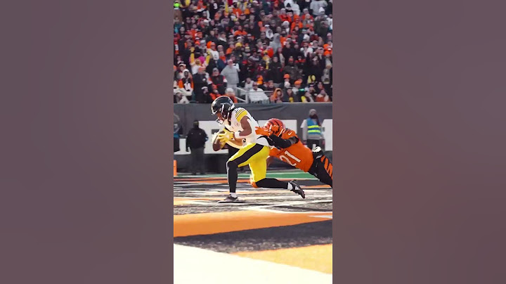 CALVIN AUSTIN III TD 🙌 #PITvsCIN on CBS