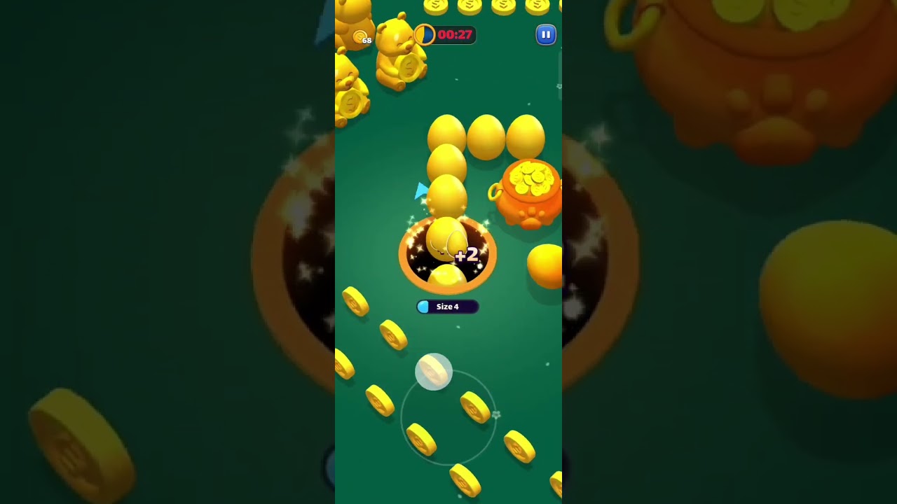 Hole Em All : collect master - Gameplay walkthrough bonus laval