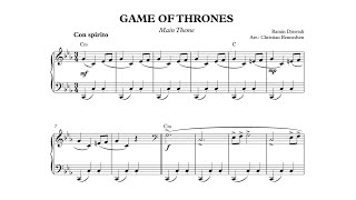 Game Of Thrones - Piano