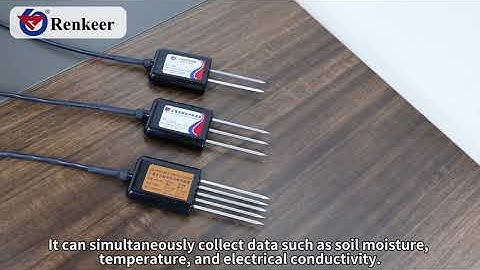 Soil sensors for moisture temperature and electrical conductivity