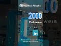 Haystack Robotics has officially reached 2,000 followers on LinkedIn! 🎉