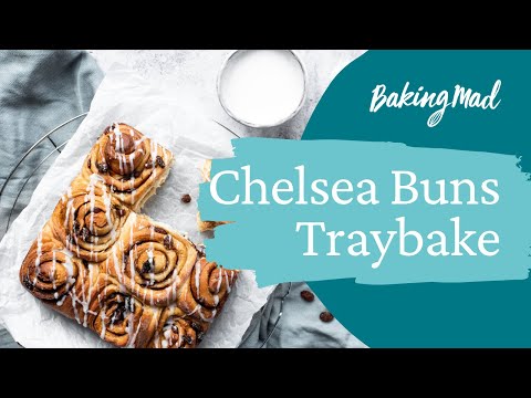 How to Make Chelsea Buns Tray Bake | Baking Mad