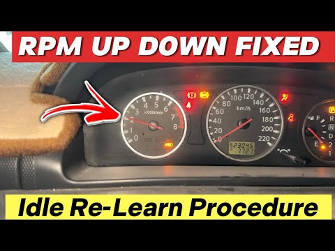 Nissan Electronic Throttle Body Idle Re-Learn Procedure || RPM Up Down