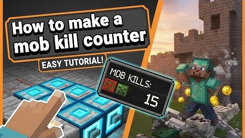 Minecraft: How to make a mob kill counter
