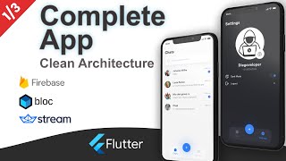 Full Flutter Chat App (1/3) Clean Architecture - StreamChat - flutter_bloc - inyección dependencias