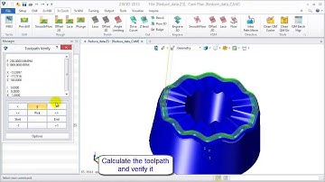 ZW3D 2013 - 8 Drive Curve Cut Operation