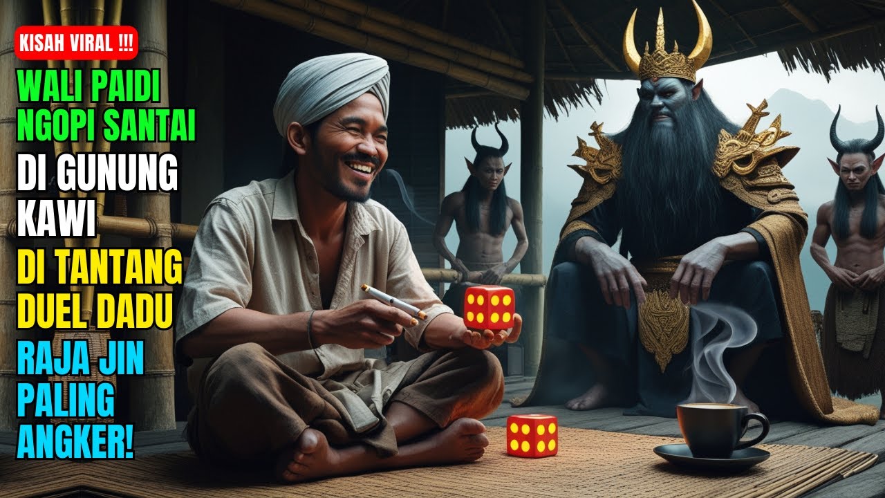 GEGER ‼️ Wali Paidi Ngopi Santai Di Gunung Kawi ‼️ Ditantang Duel Dadu Raja Jin Paling Angker !