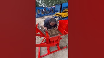 Eco Friendly small manual clay interlocking Block Machine – Build Smarter, Greener! #claybricks #eco