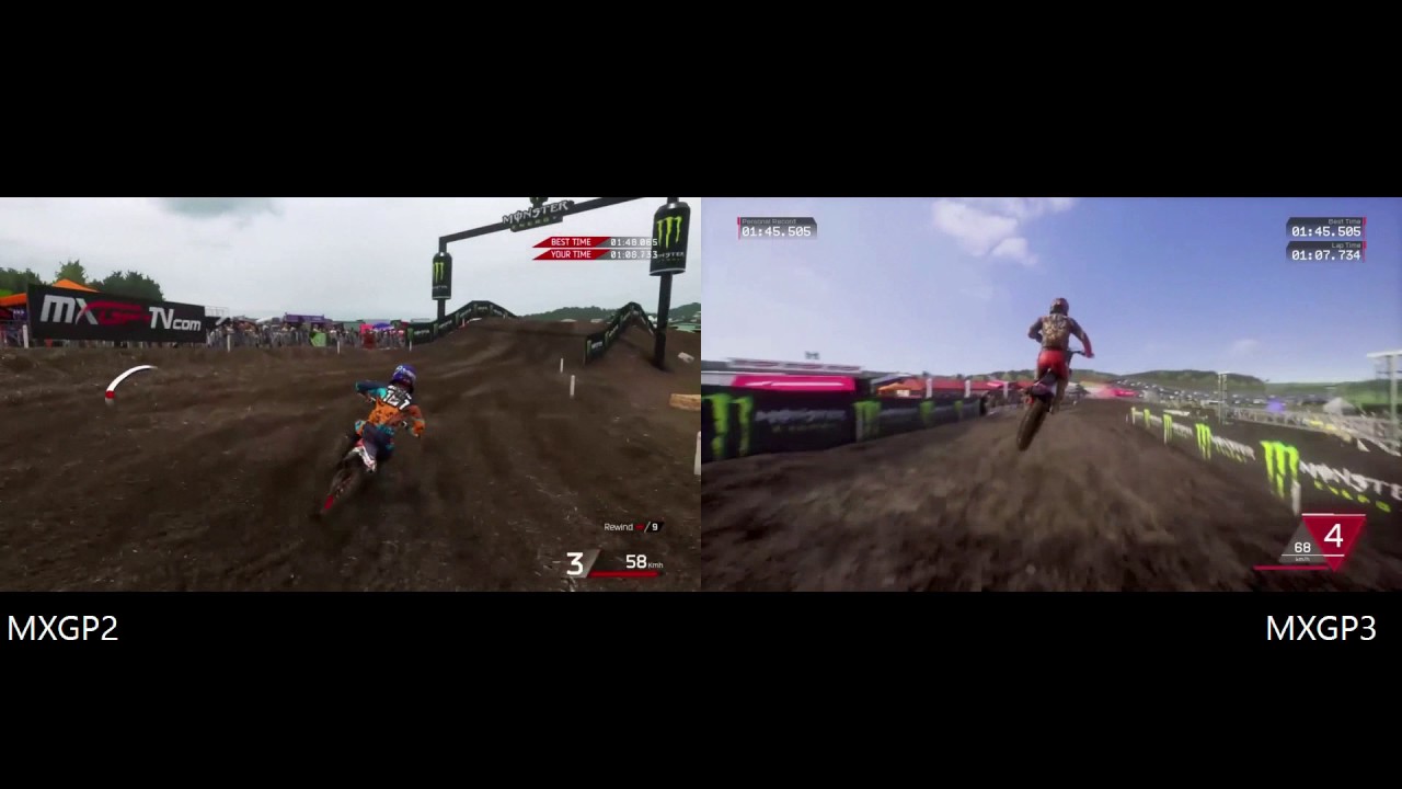 MXGP Video game compare - MXGP2 vs MXGP3 - Matterly Basin