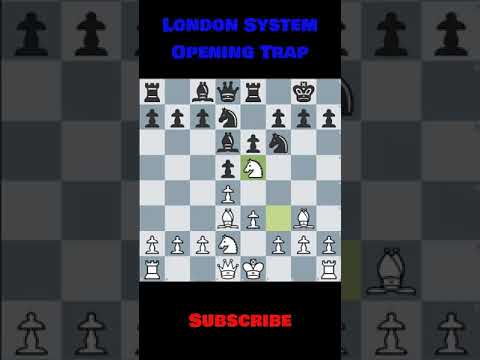 Beautiful Checkmate by London System 1 (Sekak Mat Indah memakai london sistem) #shorts