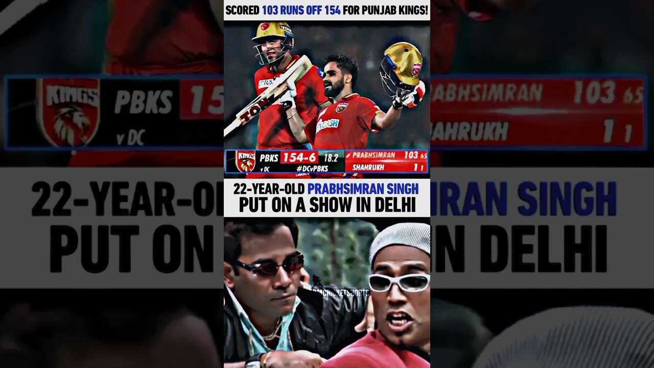 Maiden IPL Century for Prabhsimran😎🤏 