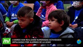 22/03/2022 Los alumnos del colegio Felix Rodriguez de la Fuente han cambiado las aulas por barcos