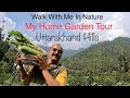 My Home Garden Tour in the Land of Uttarakhand Hills, Walk With Me In The Lap Of Nature in Himalayas