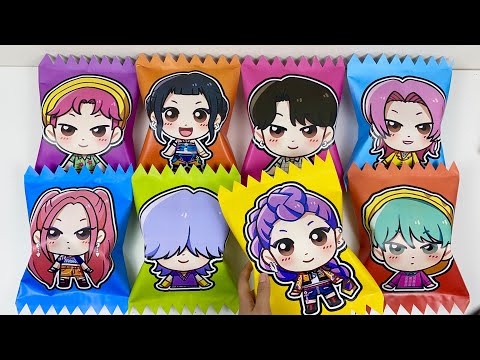 🎬Paper DIY👩‍🎨 ASMR Unboxing Kpop Demon Hunter Candy Blind Bag ⏯️