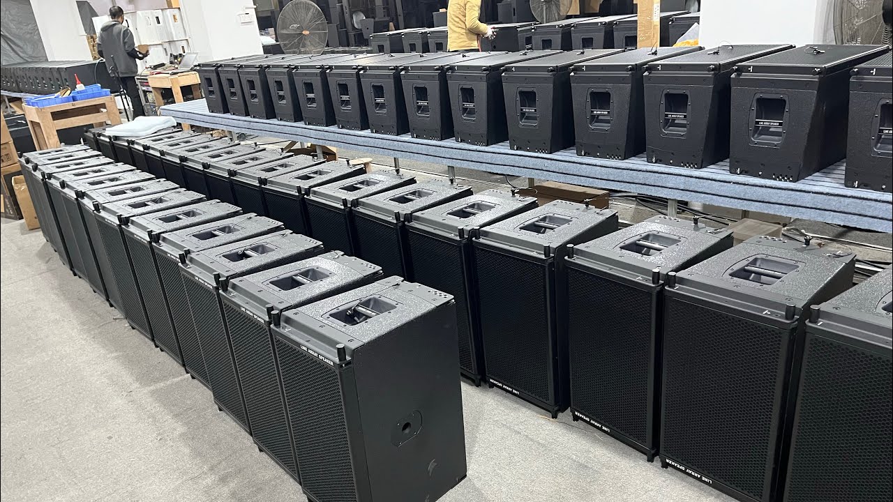 Single 12 inch line array speaker sound equipment TACT Pro Audio - YouTube