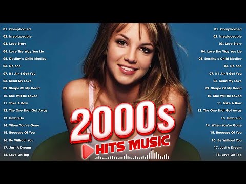 Pop Hits songs of 2000s - Britney Spears, Avril Lavigne, Rihanna, Katy Perry, Beyonce, Shakira
