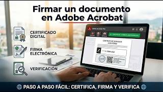 Cómo Firmar un Documento Digitalmente en Adobe Acrobat (2026)