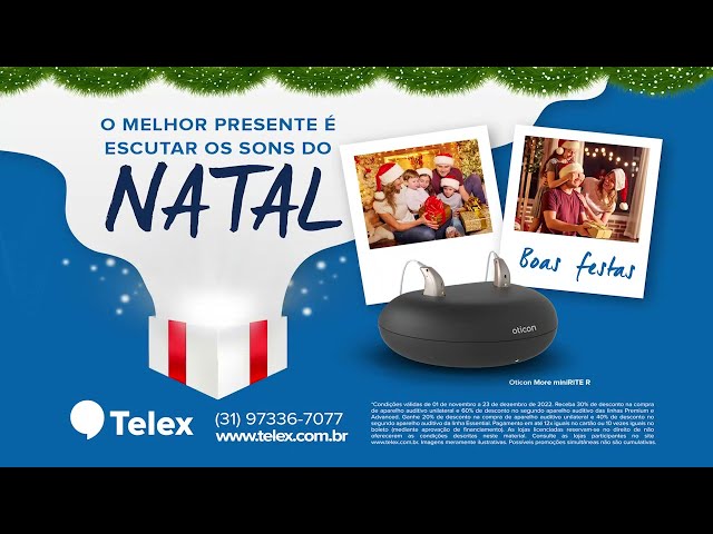 O melhor presente do Natal é Escutar os sons