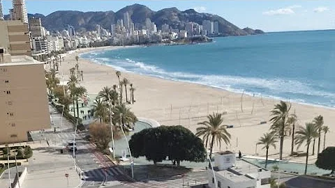 BENIDORM LIVE WEBCAM PLAYA PONIENTE 18TH JANUARY🔆