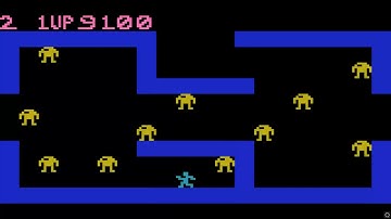 ATARI 8BIT XL XE Berzerk CLONE DIFFERENT GAMEPLAY BY Kemal Ezcan Zong 400 600 800 1200