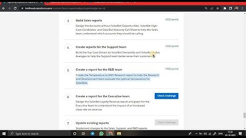 #5 Create a report for the R&D team || Lightning Experience Reports & Dashboards Specialist