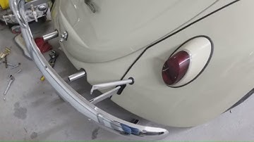 VW Bug bumpers tips and tricks Plus 65 sunroof update