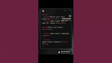 One small HTML5 snippet can tell the interviewer a lot about your fundamentals #html #trending #yt