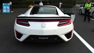 東京モーターショー：ホンダ2代目NSX 実車走行を公開