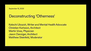 Yale Architecture Symposium | The Hospital Panel—Deconstructing 'Otherness'