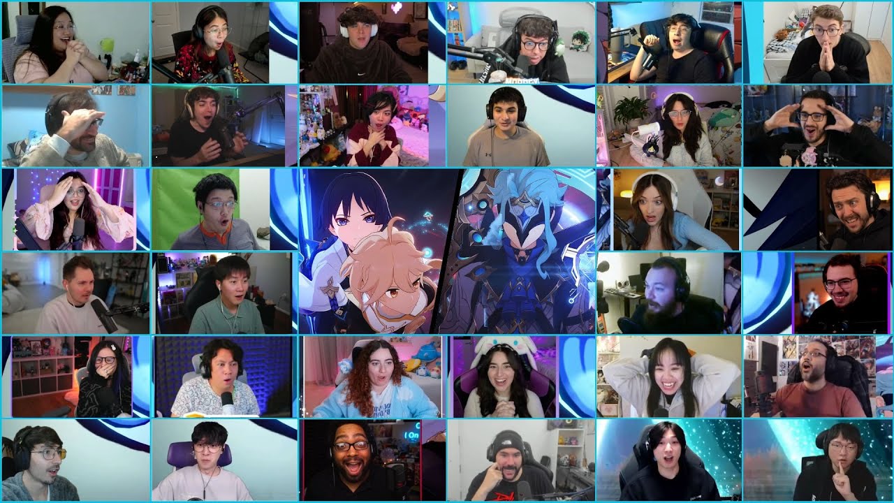 Traveler & Wanderer vs Dottore Battle (Cutscene) | Genshin Impact 6.3 Luna IV Reaction Mashup |(ENG)