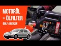 Wie GOLF 4 1.4 16V Motoröl und Ölfilter wechseln 🛢