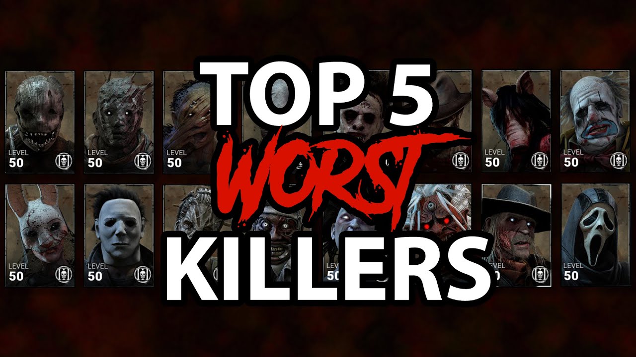 Top 5 WORST Killers In Dead By Daylight - YouTube
