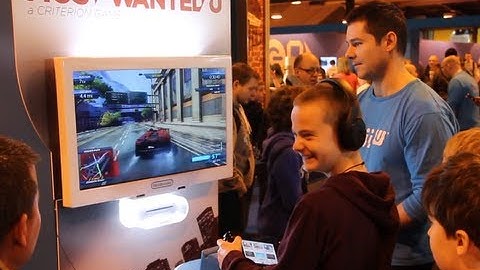 Wii U Need For Speed - Most Wanted - Fast Hands on Game Play at The Gadget Show Live April 2013