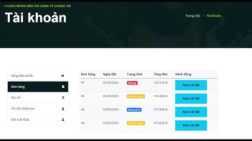 [#41] Xây Dựng Trang Quản Lý Đơn Hàng Cho Người Dùng | Lập Trình Website Laravel 11