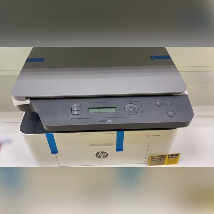 МФУ лазерное HP Laser 135a - YouTube