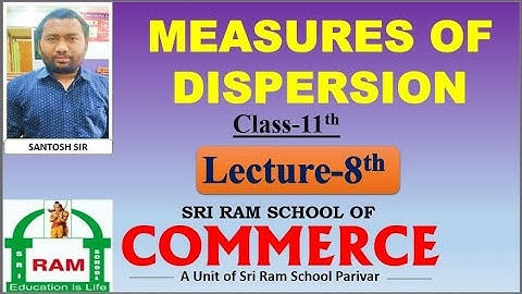 |Measures of Dispersion|, |Variance, Lorenz Curve|, |Lecture-8th|, |Class-11th|