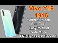 Vivo 1915 Y19 Pattern Pin Unlock With Miracle Tool / Vivo 1915 Y19 FRP Bypass/ Easy Method Free Tool