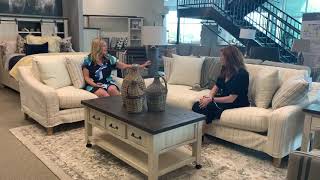 New Arrival: The Casual and Comfortable Macy Sofa and Chair!