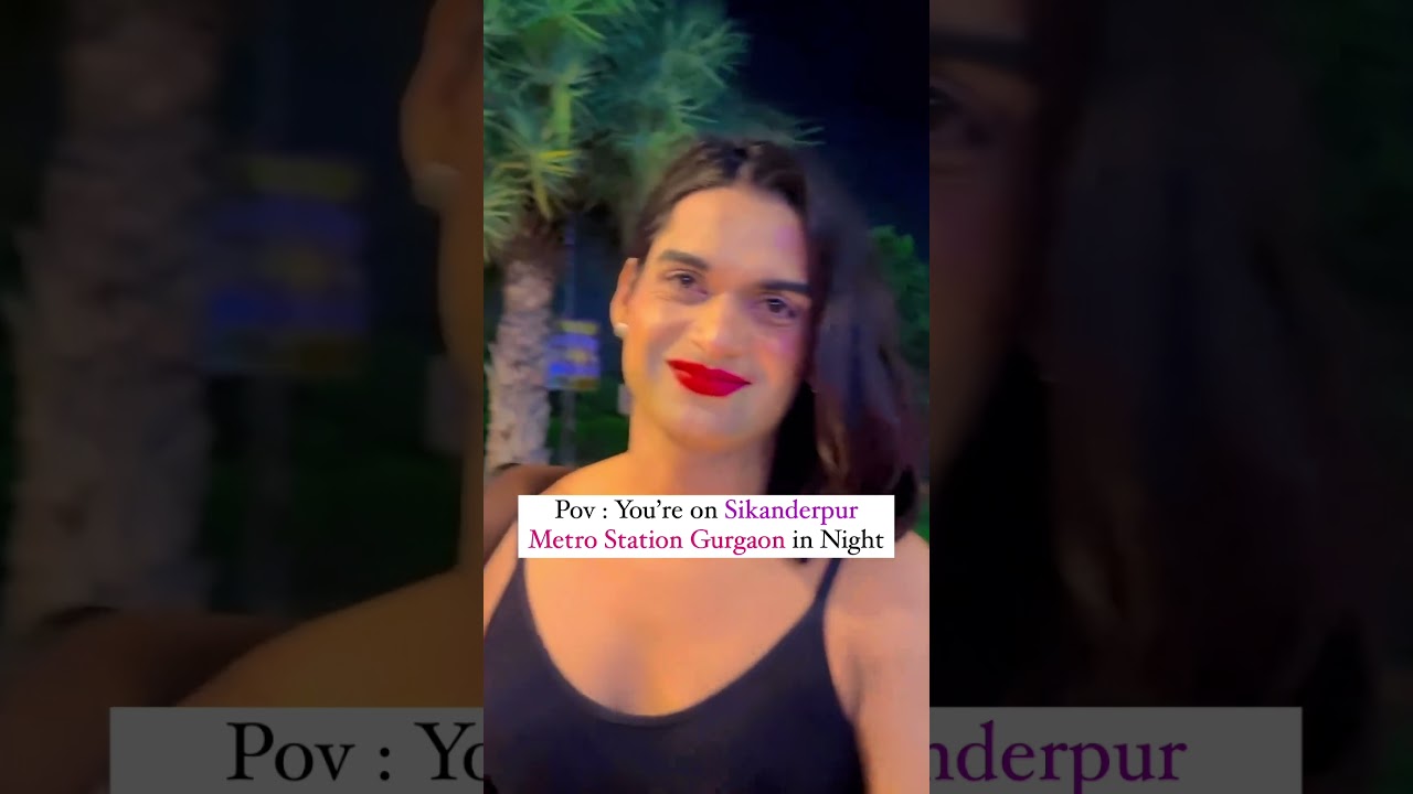 when you are in Sikanderpur Metro station Gurgaon at night!😂 