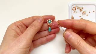 Earrings making in 10 min. Beaded earrings